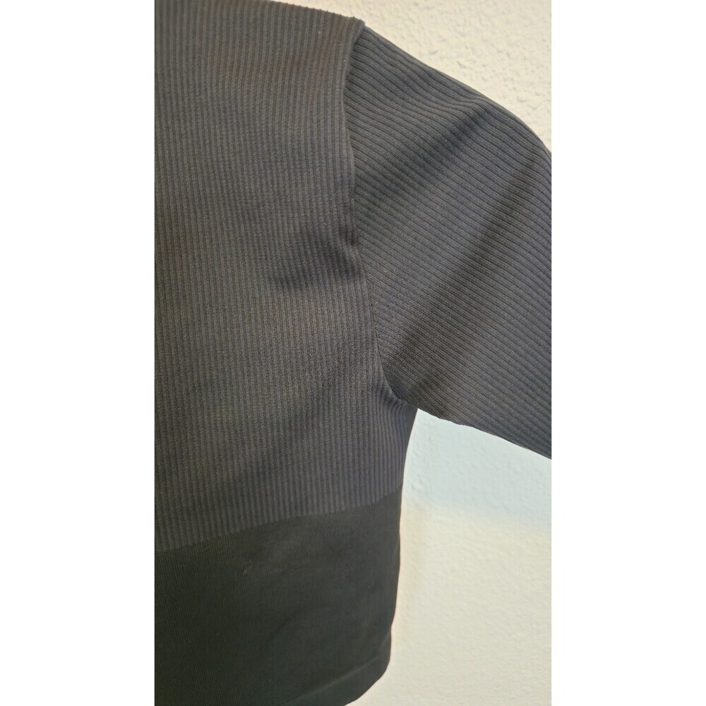 Adidas x IVY PARK Black Structured Knit Bustier Crop Top Women's M Medium - Picture 7 of 12